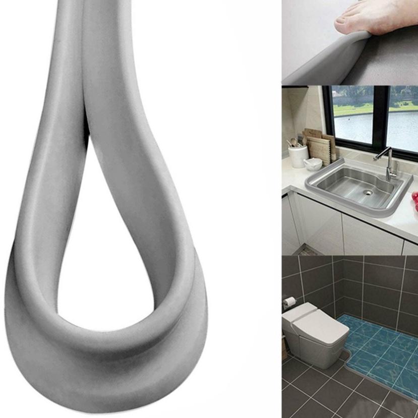 [⚡FLASH SALE⚡] Dải silicone bọc nhà tắm chặn nước tiện dụng size lớn