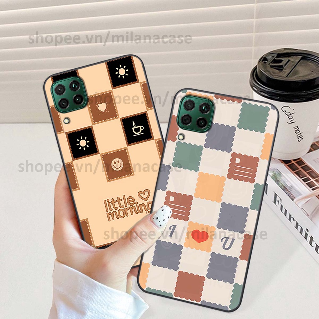 Ốp Huawei Nova 7i caro họa tiết nhiều màu sắc siêu đẹp thời trang cá tính
