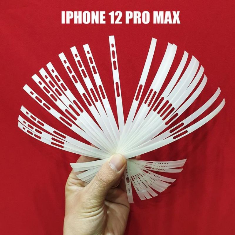 Dán viền dẻo Iphone 12/12 Pro/12 Pro Max PPF cao cấp trong suốt