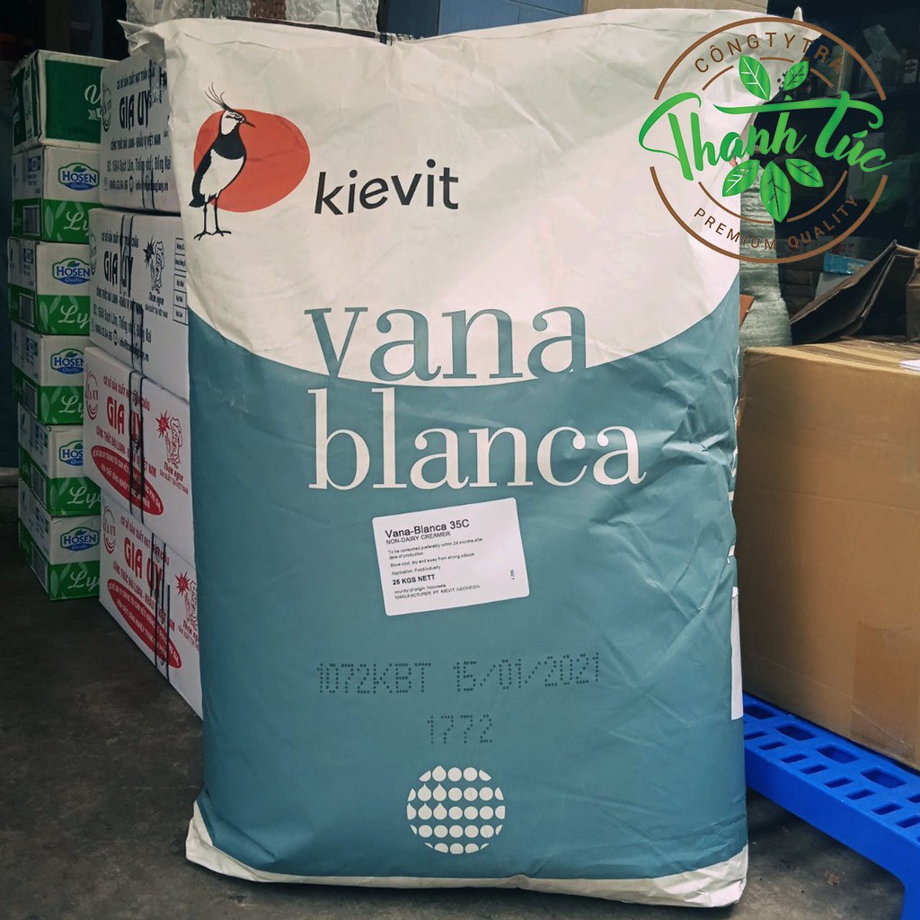 Bột Kem Béo Con Cò Indo Indonesia Kievit Vana Blanca Bao 25kg