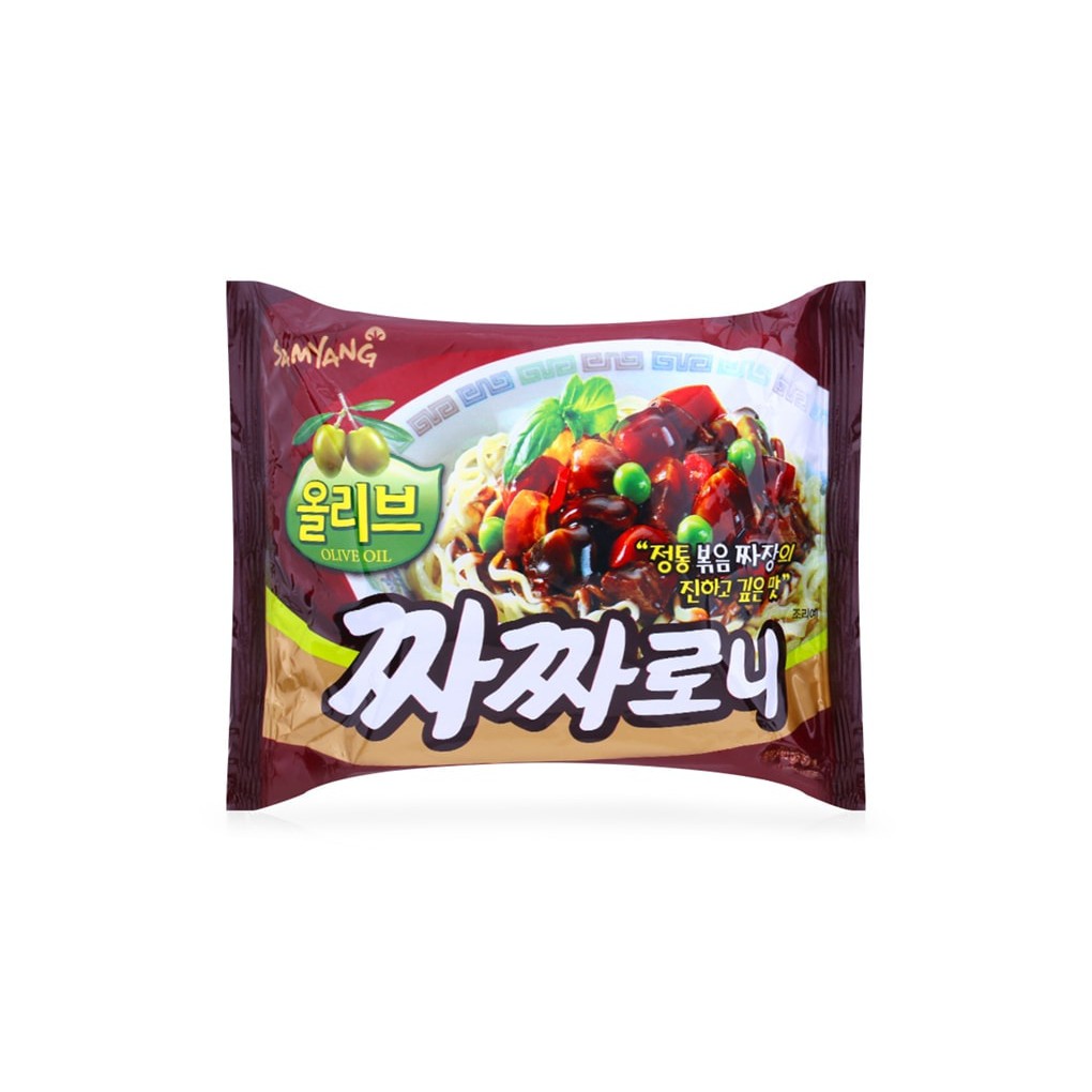 Lốc 5 gói Mì tương đen Samyang dầu Olive Hàn Quốc 5.0