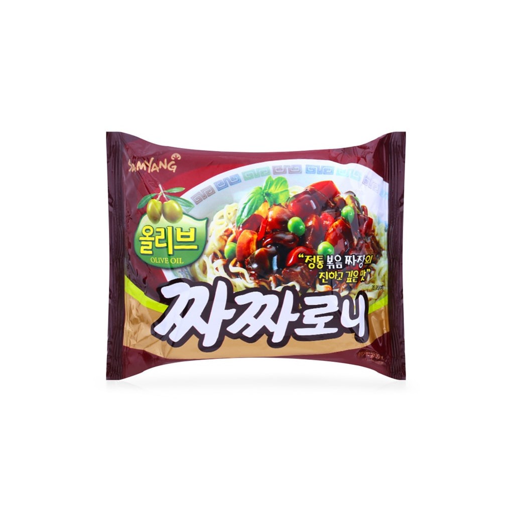 1 gói Mì tương đen Samyang dầu Olive Hàn Quốc 140gram