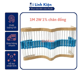 Điện trở vạch 2W 1M 1% chân đồng (10c)