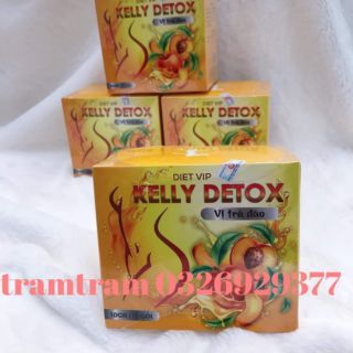 Trà đào kelly detox hộp 15 gói