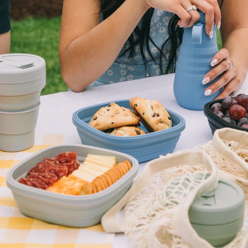 Bình gấp gọn Stojo 20oz ~ 592ml - Steel