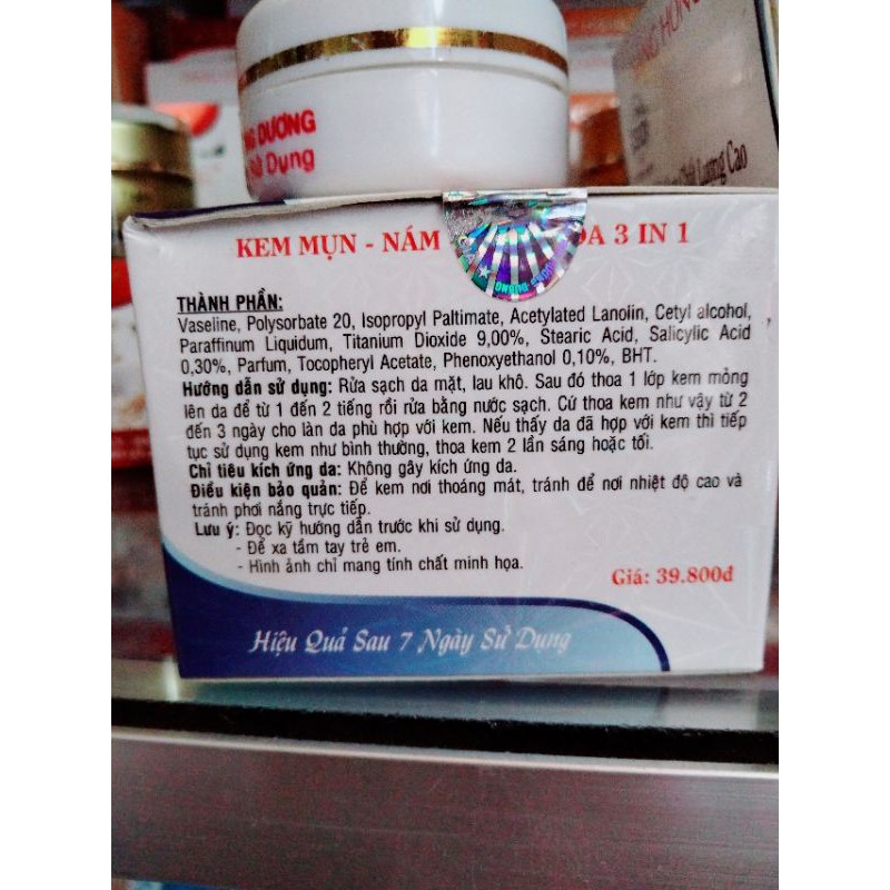 Kem Sáng Hồng mụn trắng da Hoa Hướng Dương