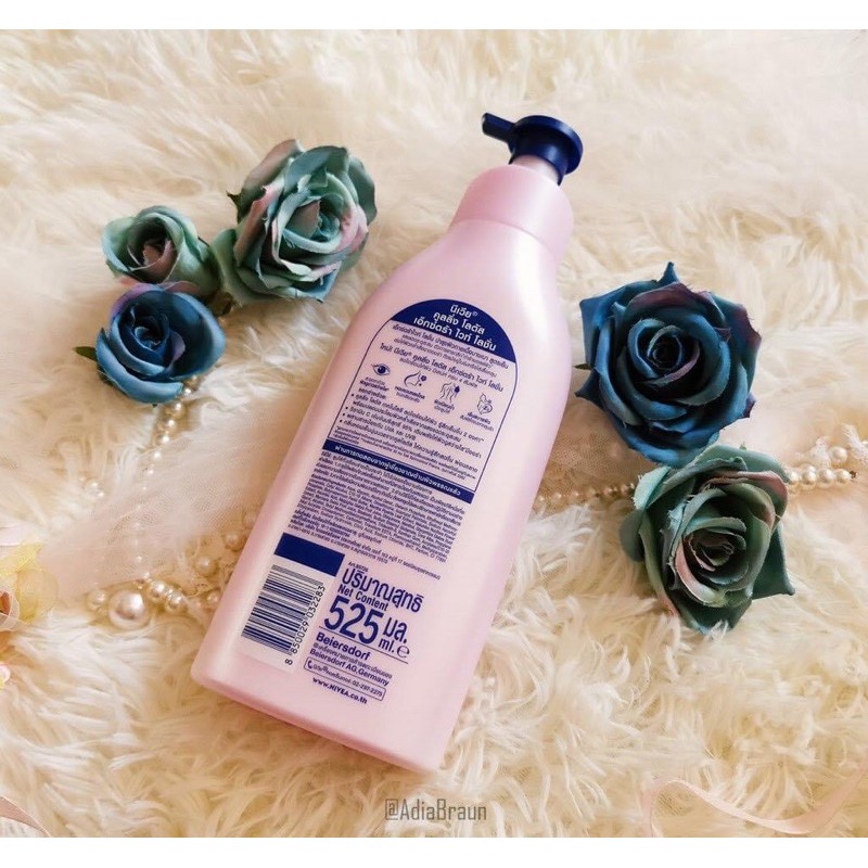 [Mã SKAMSALE8 giảm 10% đơn 200K] Sữa Dưỡng thể Nivea Extra White Lotion Cooling Lotus 525ml - Thái Lan