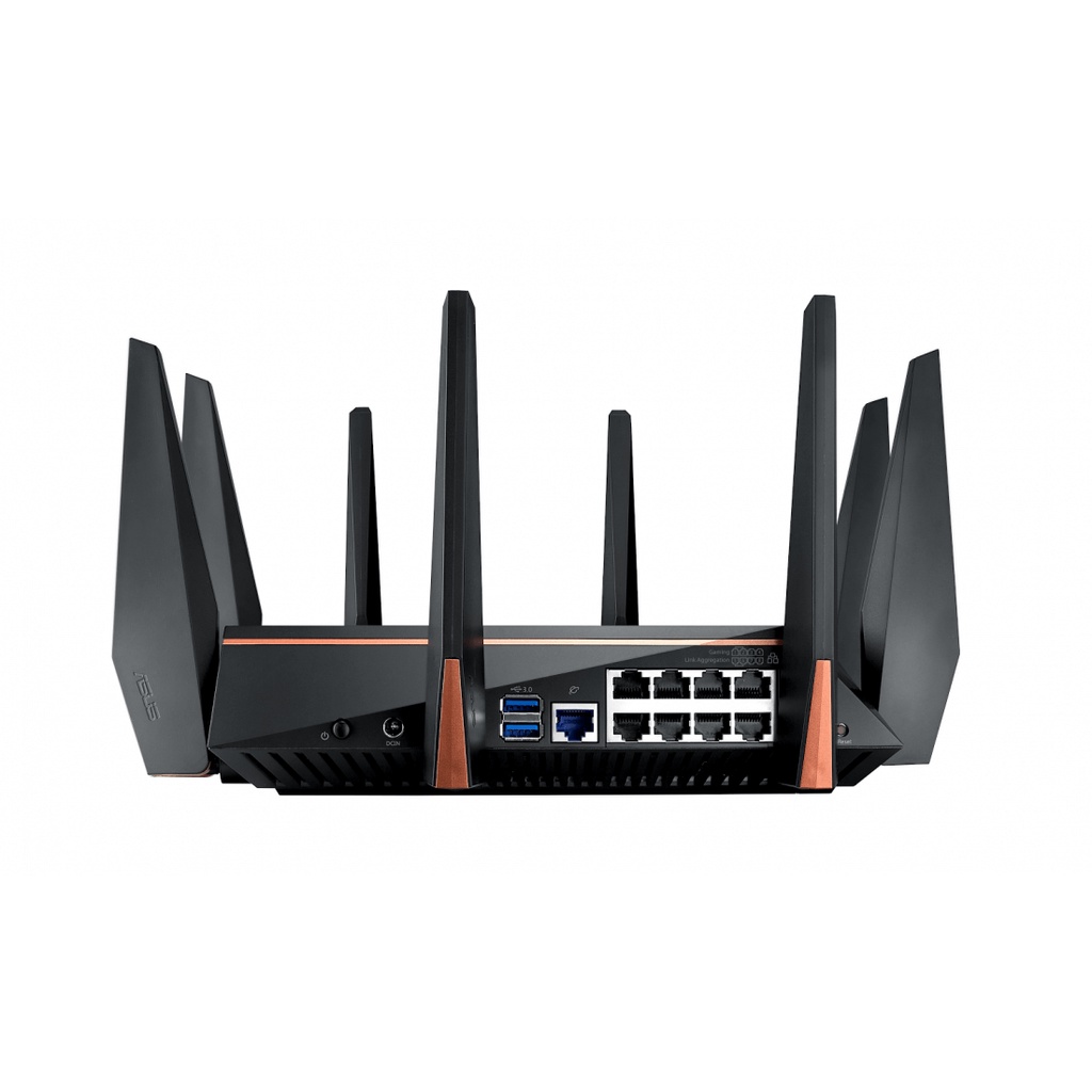 Bộ phát wifi 6 Router Wifi gaming ASUS GT-AC5300 Ba băng tần, chuyên gaming thực tế ảo VR,4K streaming