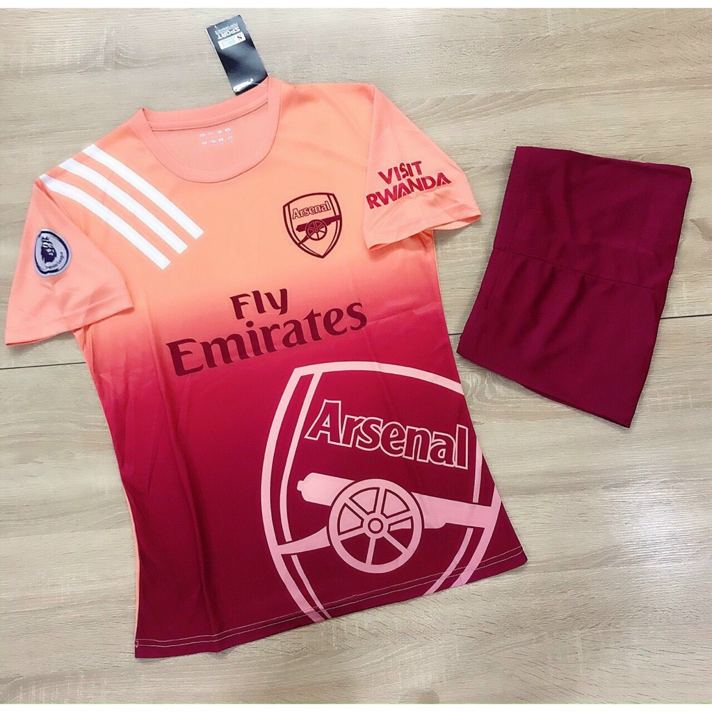 [TẶNG SỊP] Áo Đá Bóng Arsenal 🏆 FREESHIP 🎯 Giảm 10k Đơn từ 300k Khi Nhập [NCVV10KK] Áo Đấu Arsenal Màu Đỏ