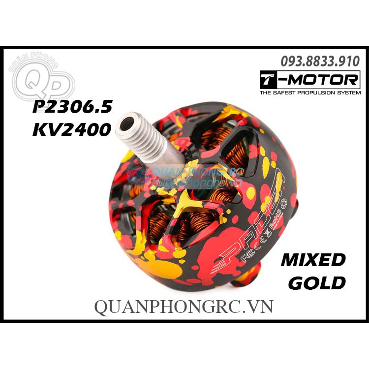 T-Motor Pacer P2306.5 KV2400 Brushless Motor (Mixed Gold)