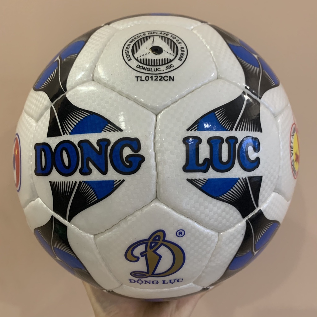 Quả bóng đá Động Lực chính hãng số 4 5 UCV 3.05 phù hợp mọi mặt sân tặng kèm fkim bơm bóng