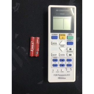 REMOTE MÁY LẠNH PANASONIC INVERTER hai chiều