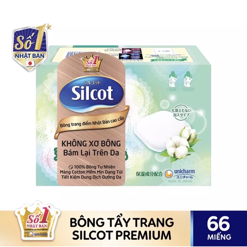 Bông tẩy trang SILCOT 82miếng/ 66miếng