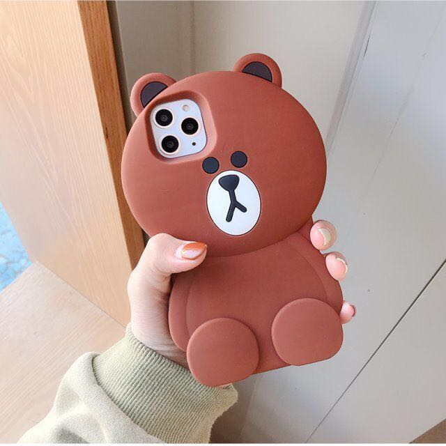Ốp Lưng Mềm In Hình Gấu Brown Hàn Quốc Cho Huawei Nova 7 Pro Se 6 5 4 3 3i Honor 10 30 Lite Play 3 4t 8x 9x Pro P40 Pro X10 9a 8a