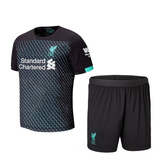 Quần áo bóng đá clb liverpool third kit - vải thun lạnh xịn mùa giải 2019/20