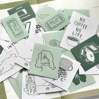 Set 60 Miếng Dán Trang Trí Dễ Thương