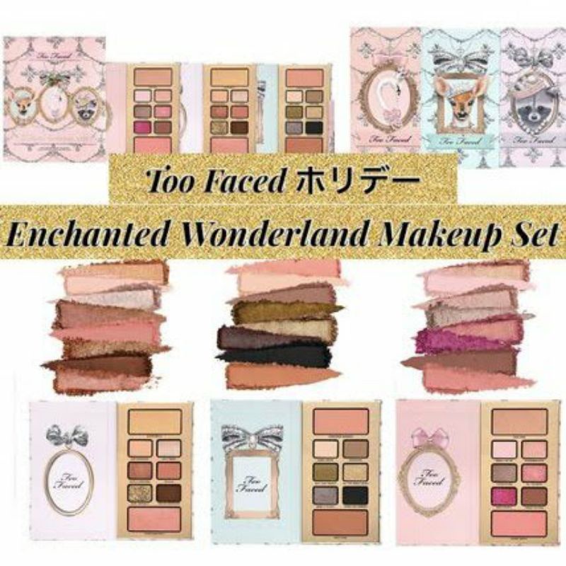 Too Faced Holiday 2020- Set 3 Bảng Phấn Mắt Too Faced Enchanted Wonderland Makeup Set | BigBuy360 - bigbuy360.vn