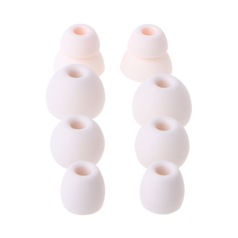 Set 4 Cặp Đệm Tai Nghe Bằng Silicone Mềm Cho Tai Nghe 90% In-ear Dành Cho Powerbeats