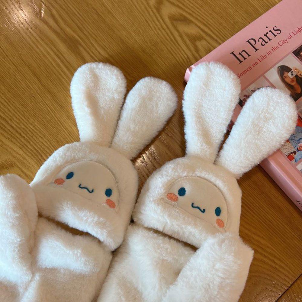 Găng Tay Hở Ngón WMES15H Hình Chú Chó Hoạt Hình Đáng Yêu Giữ Ấm Mùa Thu