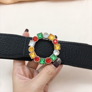 Dây nịt thun đính hạt màu