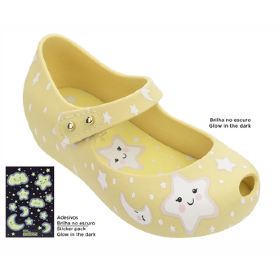 Giày nhựa thơm Melissa Mini Ultrgrl Sweet Dreams BB màu Vàng