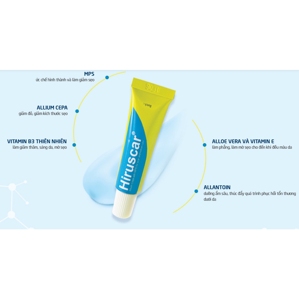 Gel Mờ Sẹo Hiruscar 5g