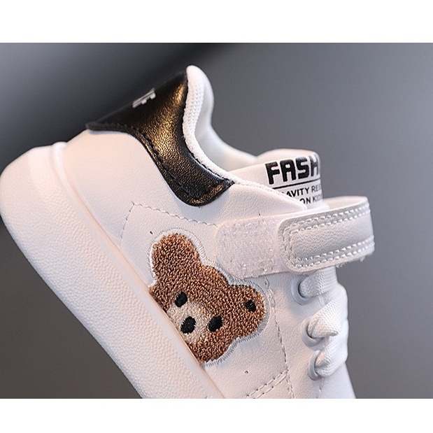 Giày thể thao hình gấu đế mềm cho bé trai bé gái