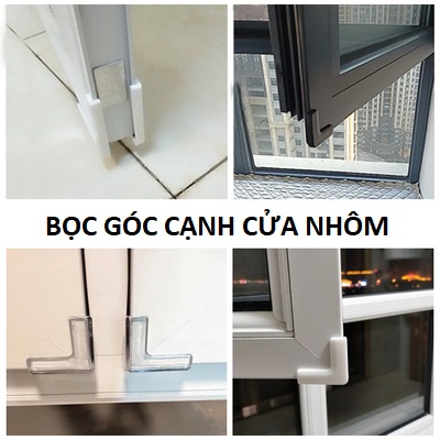 Miếng Bọc Cạnh Cửa Sổ Cửa Ra B Bằng Silicon Bảo Vệ An Toàn Cho Bé