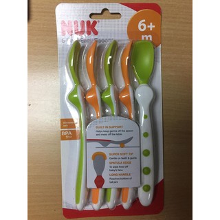 Bộ 5 thìa mềm ăn dặm NUK