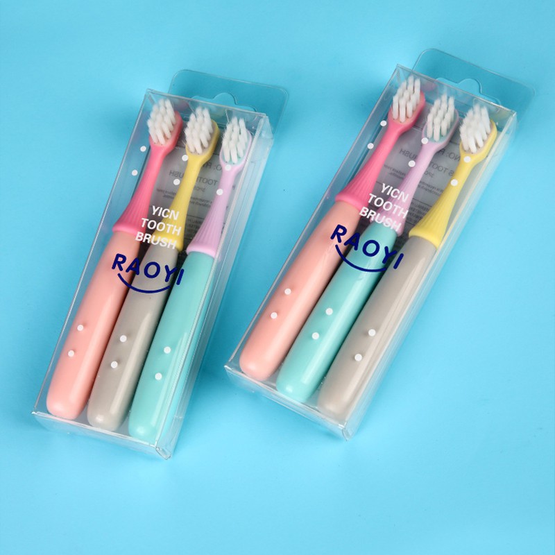 Set 3 bàn chải đánh răng cho bé