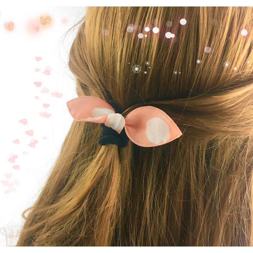 Buộc Tóc Hình Tai Thỏ Đáng Yêu Cho Nữ