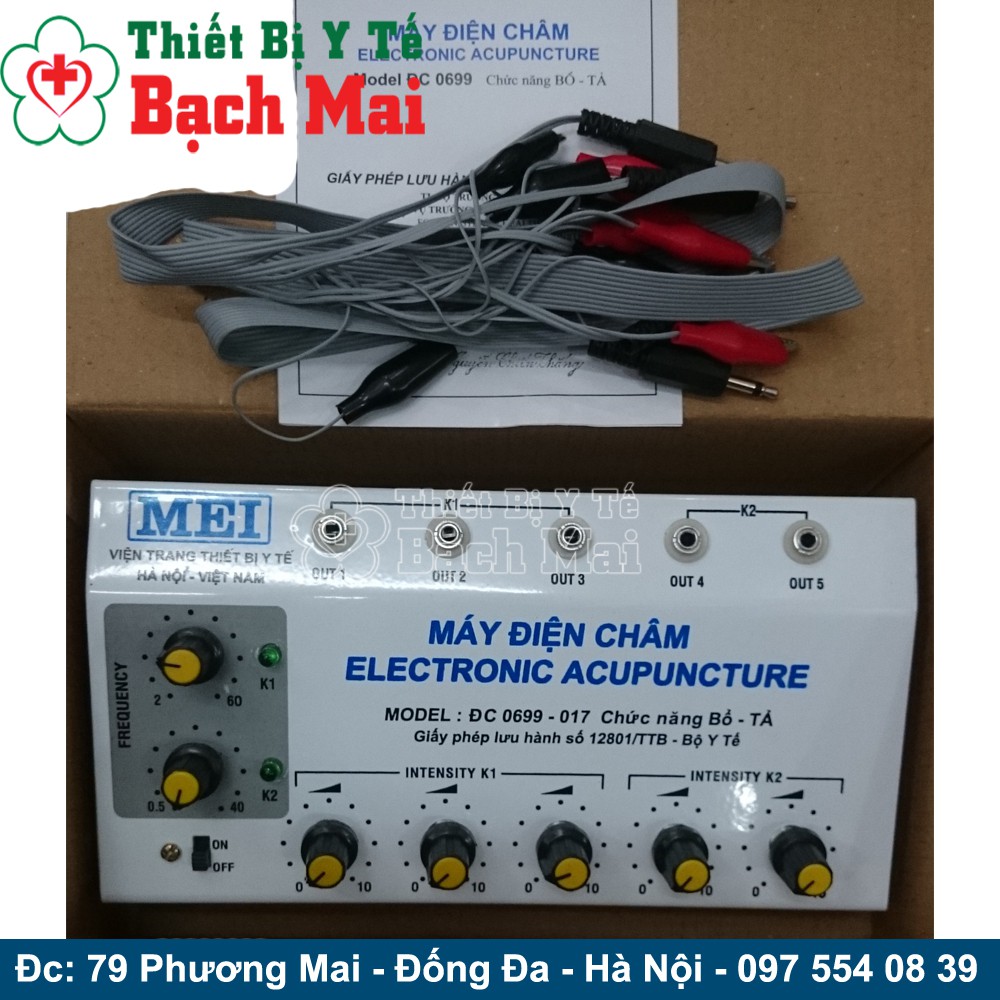 Máy Điện Châm MEI ĐC 0699 [5 giắc, 10 kim] - Việt Nam