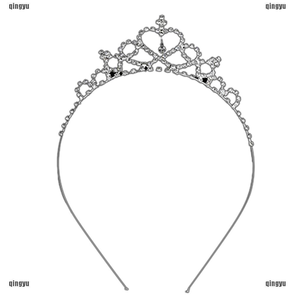 Cài Tóc Hình Vương Miện Đính Đá Cho Bé Gái