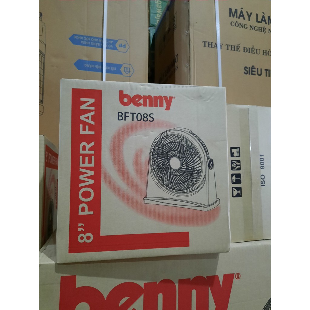 QUẠT ĐA NĂNG ĐỂ BÀN TREO TƯỜNG BENNY BFT08S