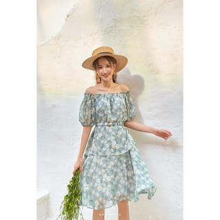 OLV - Đầm hoa Aqua Pura Set
