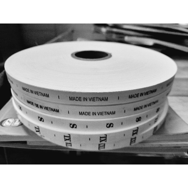 Cuộn mác CHỮ hoặc SIZE , SỐ 200m/ cuộn