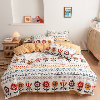 Bộ vỏ chăn ga gối Cotton Poly - hàng nhập mới về màu siêu đẹp - HT567 - VB993