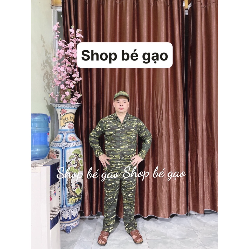 Mua Quần áo Bảo Hộ Lao Động , Bộ Bảo Hộ Lao Động Màu Rằn Ri Vải Kaki ...