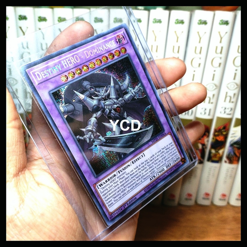 Thẻ bài yugioh chính hãng  Destiny Hero Dominance - Secret Rare
