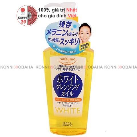 Dầu tẩy trang Kose Softymo White cleansing