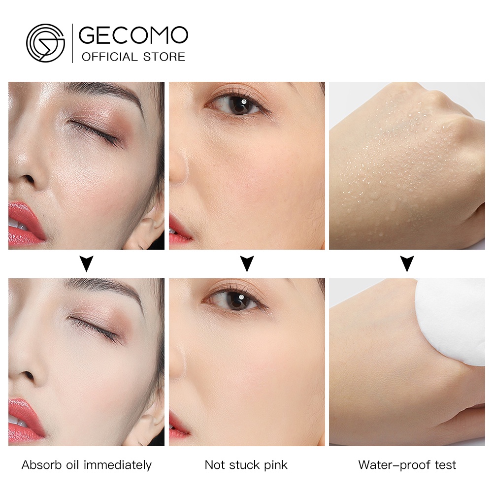 GECOMO Mattifying Loose Powder Oil Control Matte Chống bóng nhờn Trang điểm không trọng lượng cho khuôn mặt | BigBuy360 - bigbuy360.vn