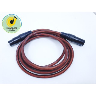 Dây mic canon 2 đầu cho thu âm và cắm suondcard hay mixer dài 2m