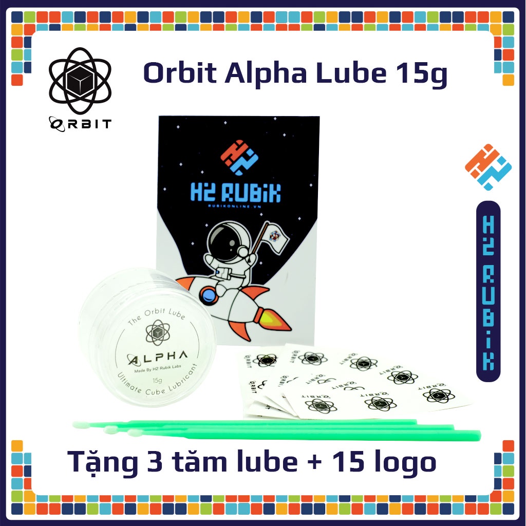 Dầu bôi trơn rubik Orbit Alpha Lube và Beta Lube cao cấp H2 Rubik Shop