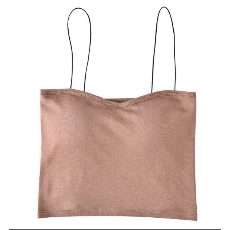 (LOẠI ĐẸP) Áo Bra 2 Dây Mảnh Dáng Lửng #2055 áo hai dây nữ