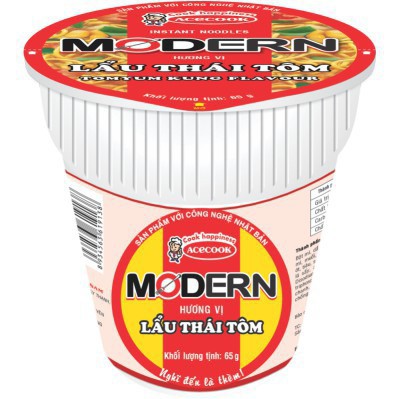 MÌ LY MODERN LẨU THÁI TÔM 65G