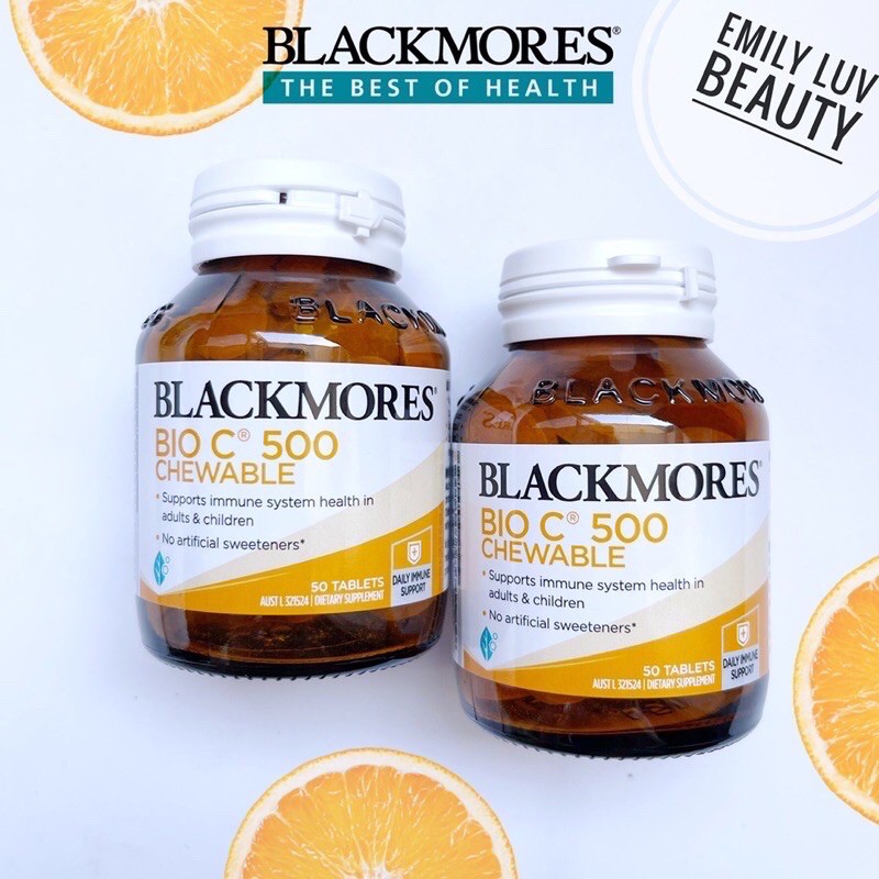 Viên ngậm nhai Blackmores Bio C 500mg, 1000mg