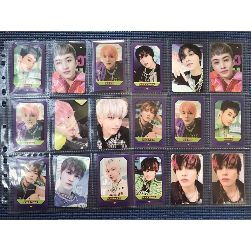 Matching NCT nguyên seal, card lẻ Glitch mode, NCT Deam Matching Game Card Set