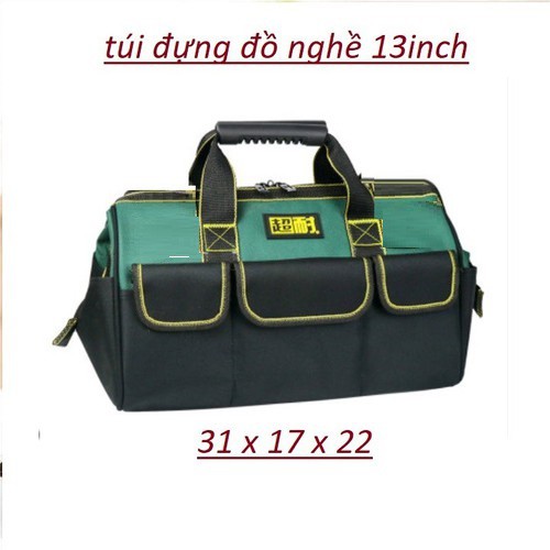 Túi đựng đồ nghề chống mưa cao cấp 13 inch 31x22x17