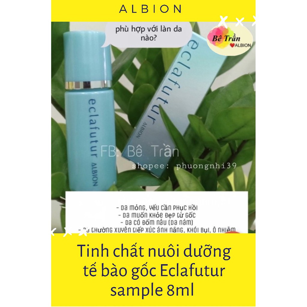 ALBION- ECLAFUTUR 8ml - Tinh chất nuôi dưỡng tế bào