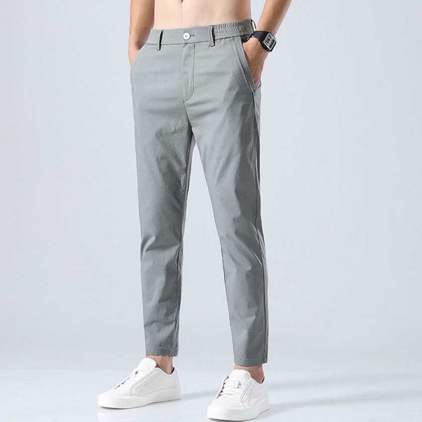 Quần đũi dài, quần cạp chun thời trang nam Menswear  dáng âu thoáng khí.